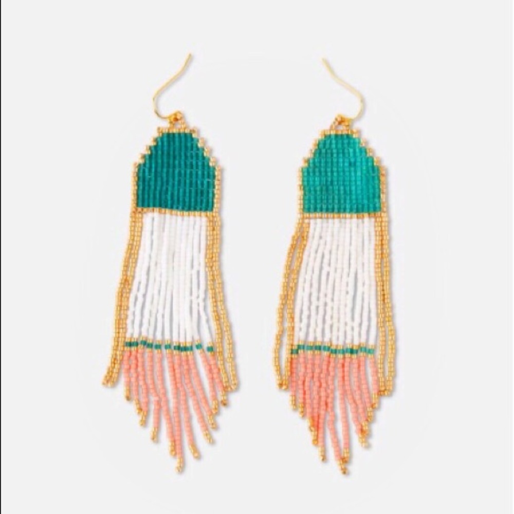Noonday Collection summer skies beaded earrings